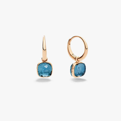 Pomellato Nudo Mini London Blue Topaz Earrings