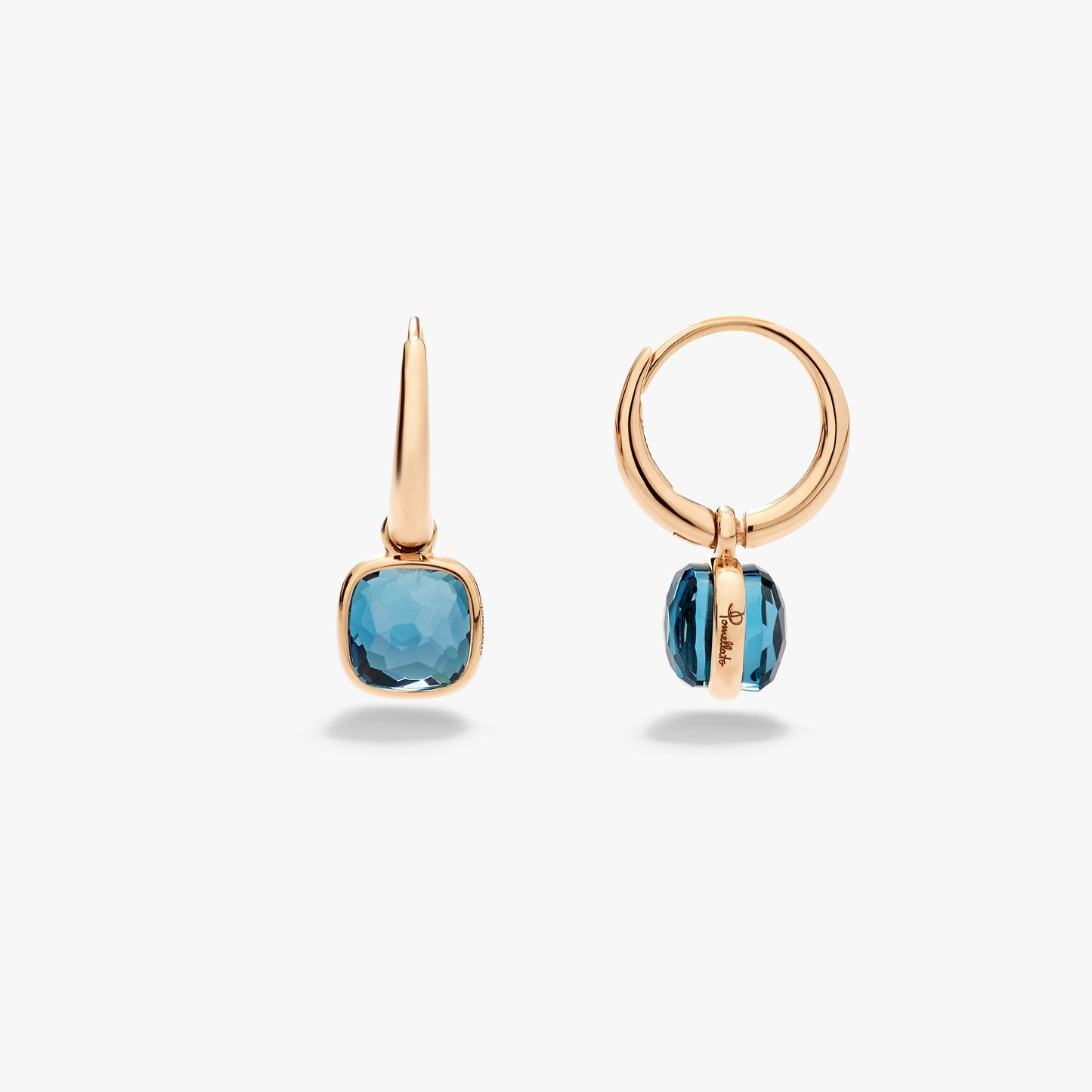Pomellato Nudo Mini London Blue Topaz Earrings