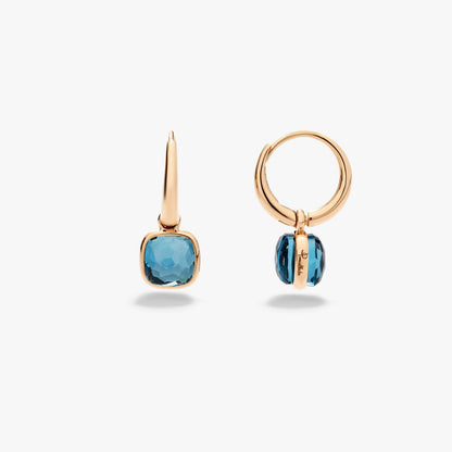Pomellato Nudo Mini London Blue Topaz Earrings