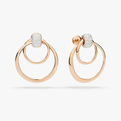 Pomellato Pom Together Earrings With White Diamonds