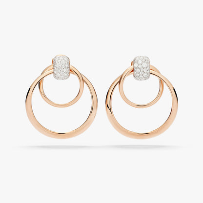 Pomellato Pom Together Earrings With White Diamonds