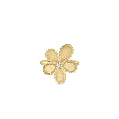 Roberto Coin 18k Diamond Jasmine Flower Ring