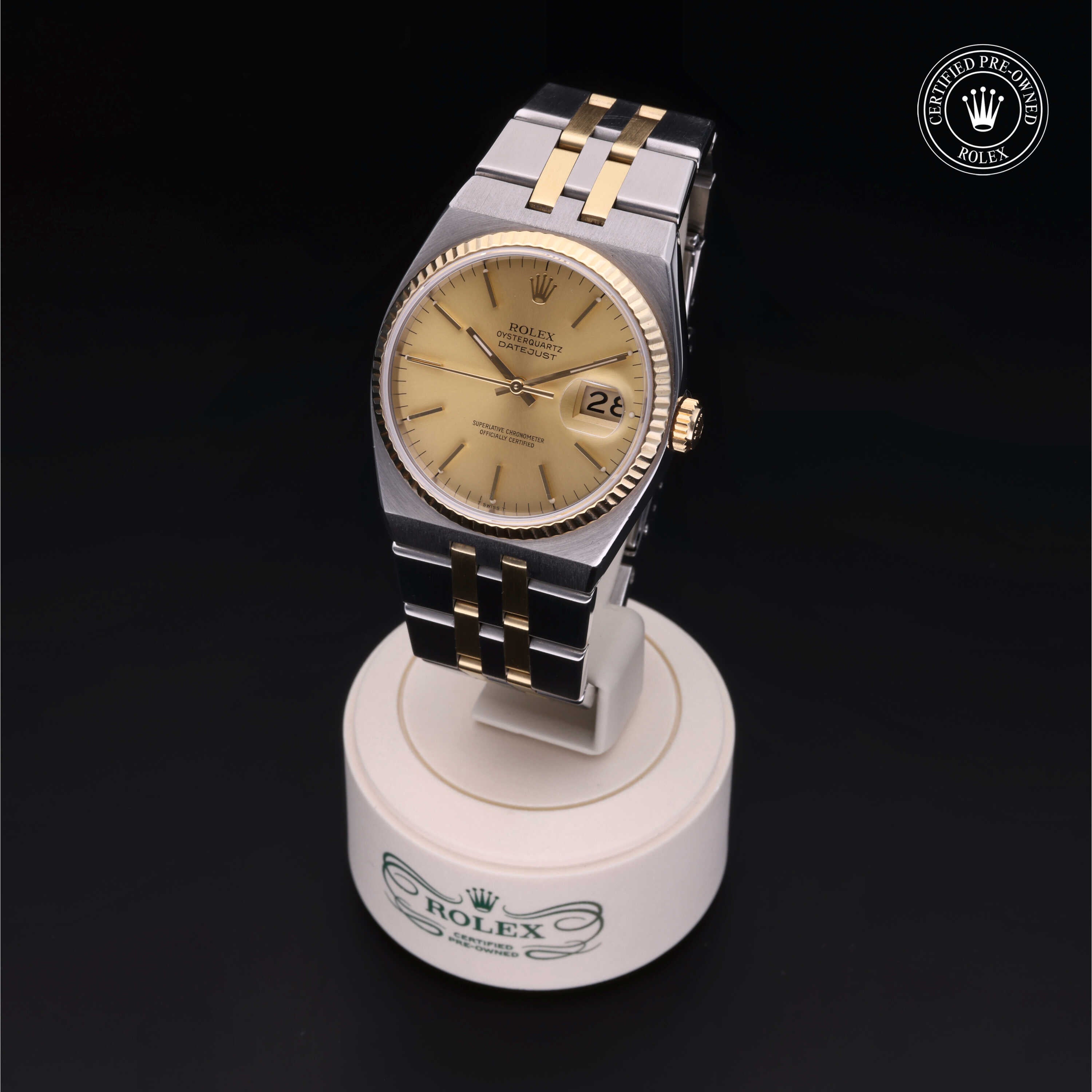 Rolex Datejust 38mm watch in stainless steel and gold