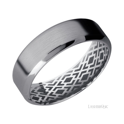 Lashbrook High Bevel Tantalum Band