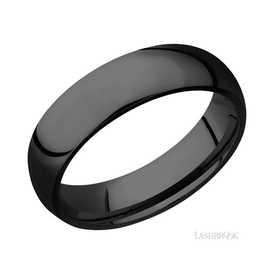 Lashbrook Domed Zirconium Band