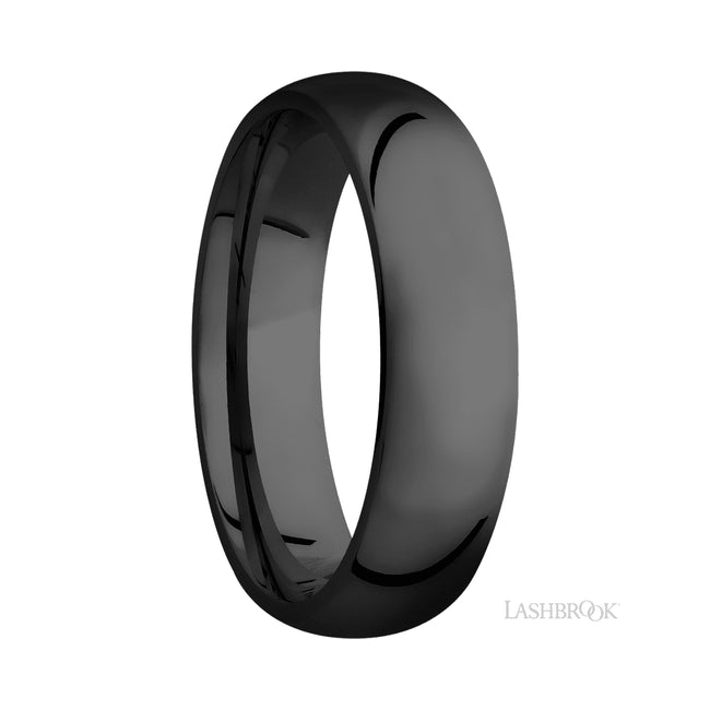 Lashbrook Domed Zirconium Band
