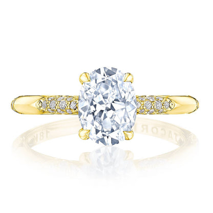 Tacori 14K Yellow Gold Oval Solitaire Engagement Ring