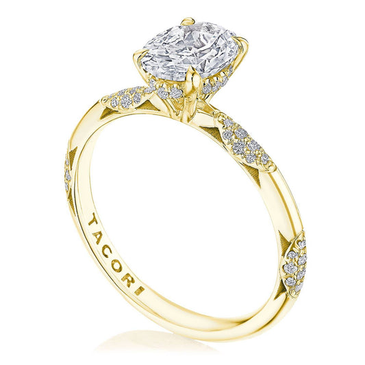 Tacori 14K Yellow Gold Oval Solitaire Engagement Ring