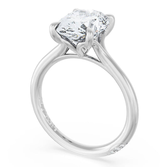 Tacori Platinum Oval Solitaire Engagement Ring