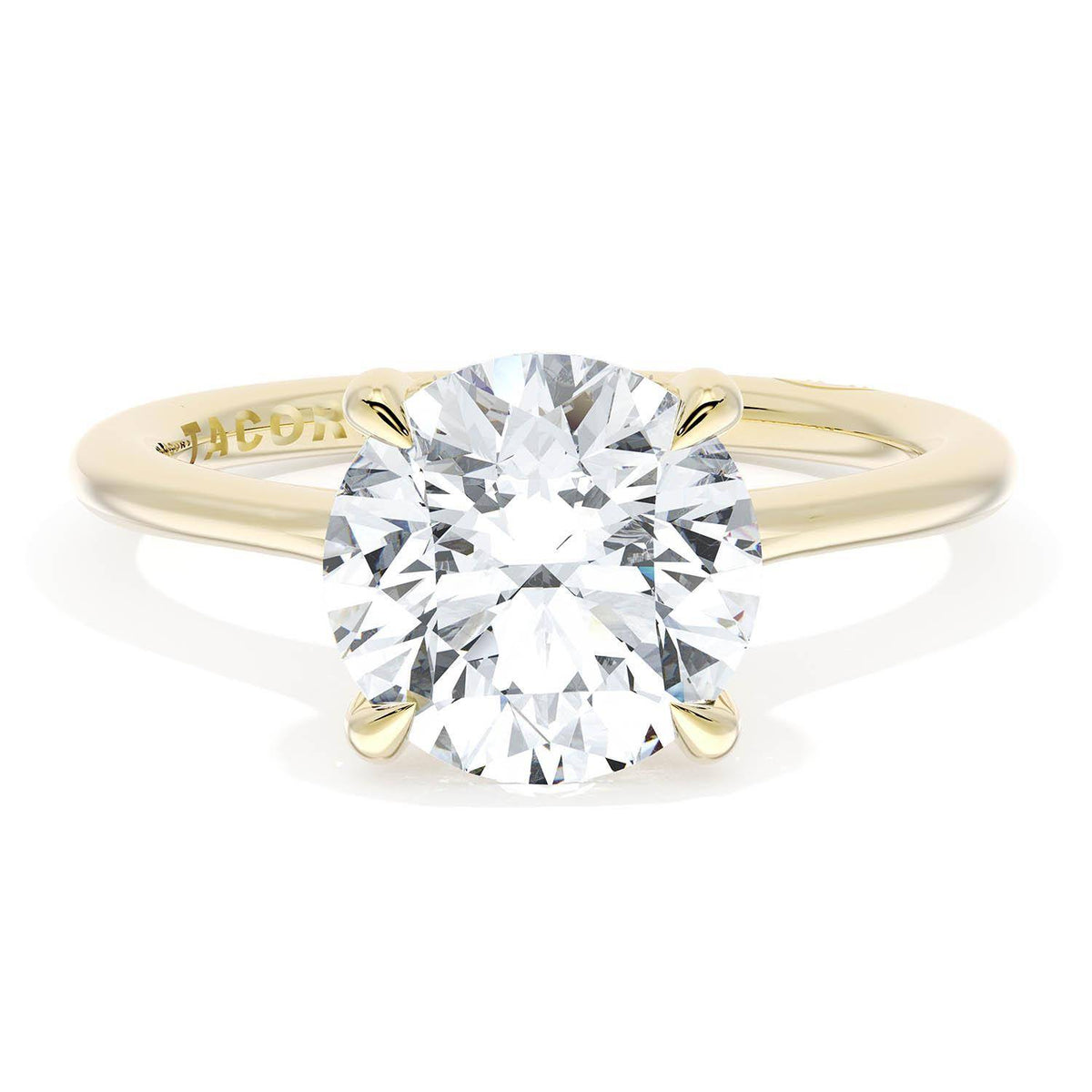 Tacori 18K Yellow Gold Round Solitaire Engagement Ring
