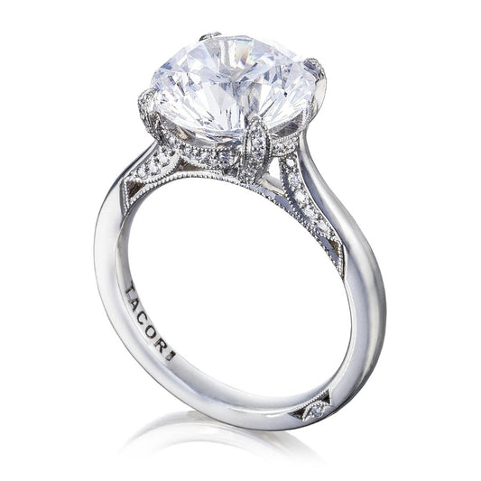 Tacori Platinum Round Solitaire Engagement Ring
