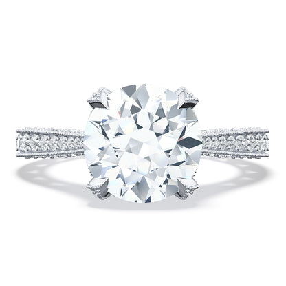 Tacori Platinum Round Solitaire Engagement Ring