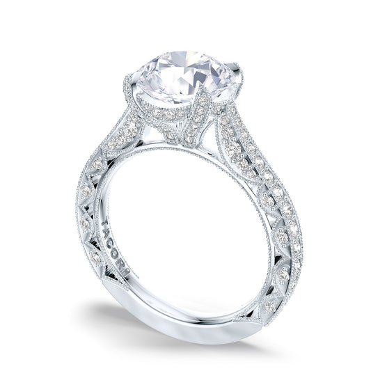 Tacori Platinum Round Solitaire Engagement Ring