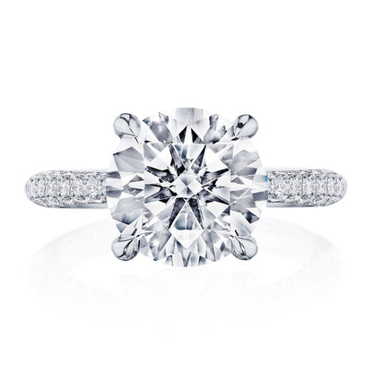 Tacori Platinum Round Solitaire Engagement Ring