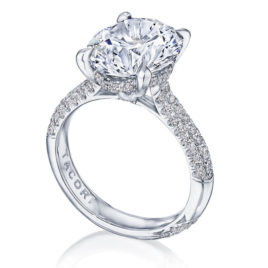 Tacori Platinum Round Solitaire Engagement Ring