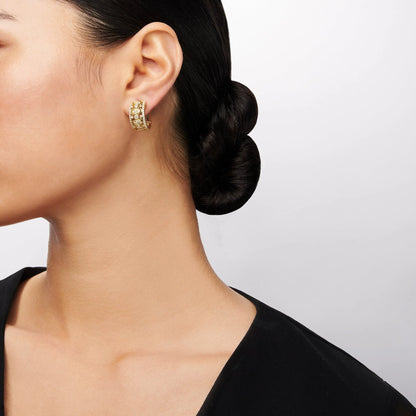 Simon G. Trellis Diamond Lever Back Earrings