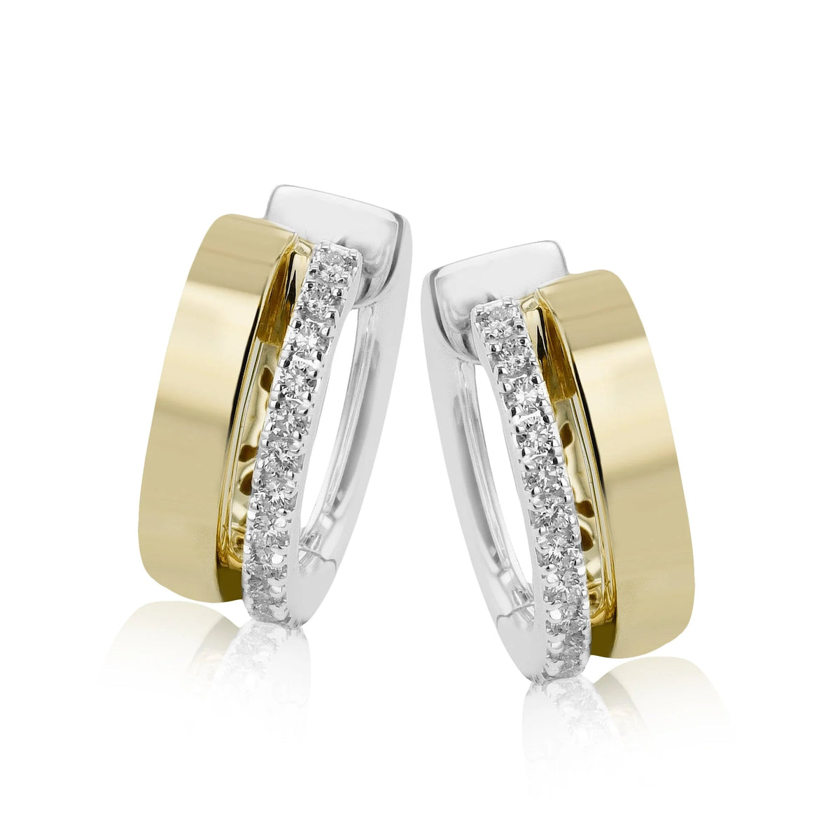 Simon G. Diamond Hoop Earrings