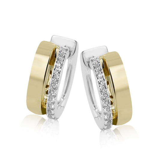 Simon G. Diamond Hoop Earrings