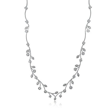 Simon G. Magnificent Garden Diamond Necklace 16"