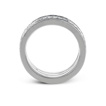 Simon G. Sapphire & Diamond Channel Band Set