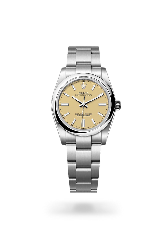 rolex Oyster Perpetual in Oystersteel, M124200-0007 - Lenox Jewelers