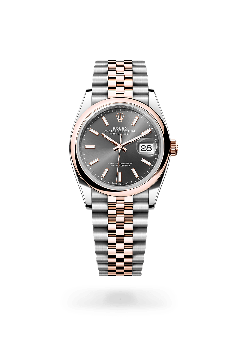 Rolex Datejust 36 in Everose Rolesor - combination of Oystersteel and Everose gold, M126201-0013 | Lenox Jewelers