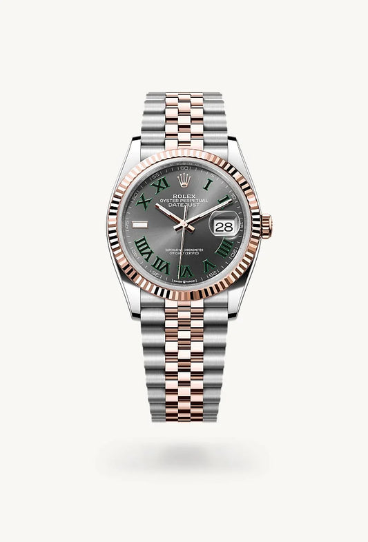 rolex Datejust in Everose Rolesor - combination of Oystersteel and Everose gold, M126231-0029 - Lenox Jewelers