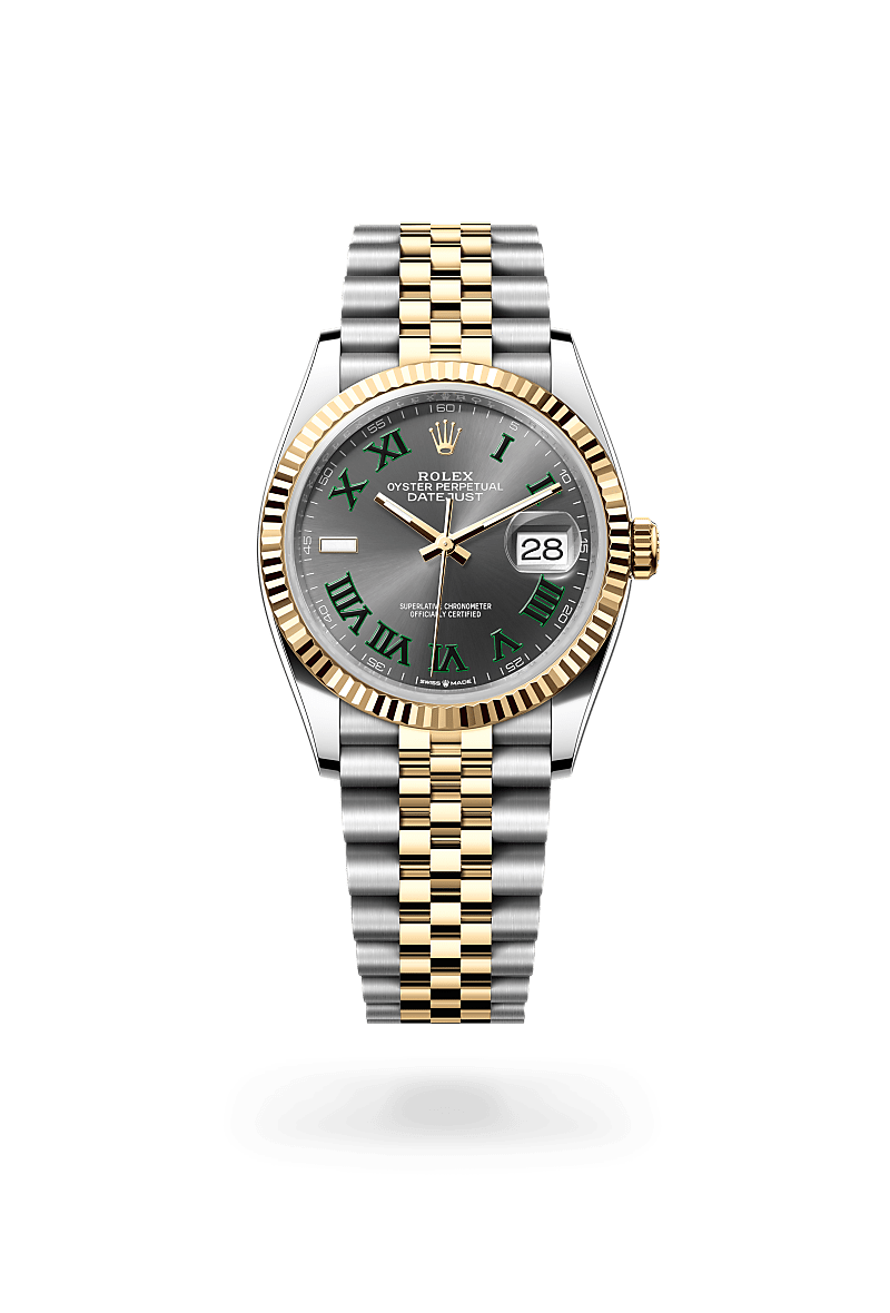 rolex Datejust in Yellow Rolesor - combination of Oystersteel and yellow gold, M126233-0035 - Lenox Jewelers Sas