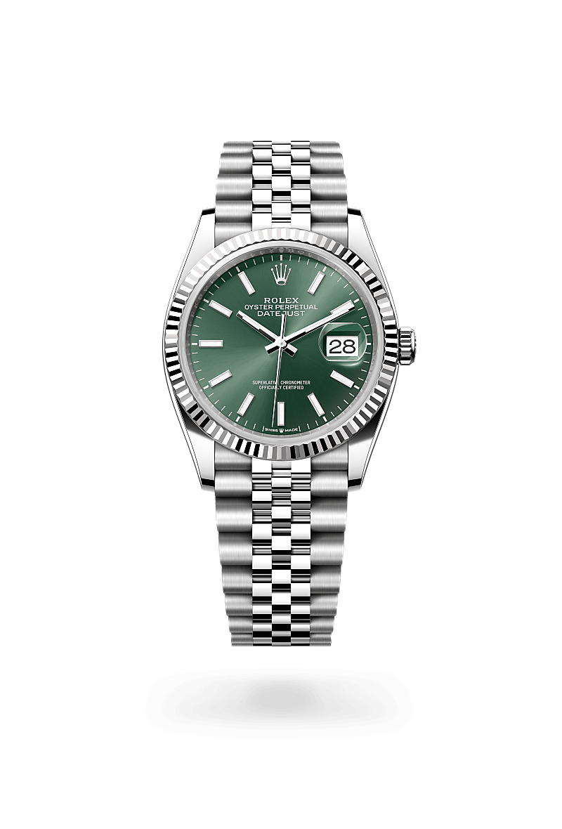 rolex Datejust in White Rolesor - combination of Oystersteel and white gold,  - Lenox Jewelers