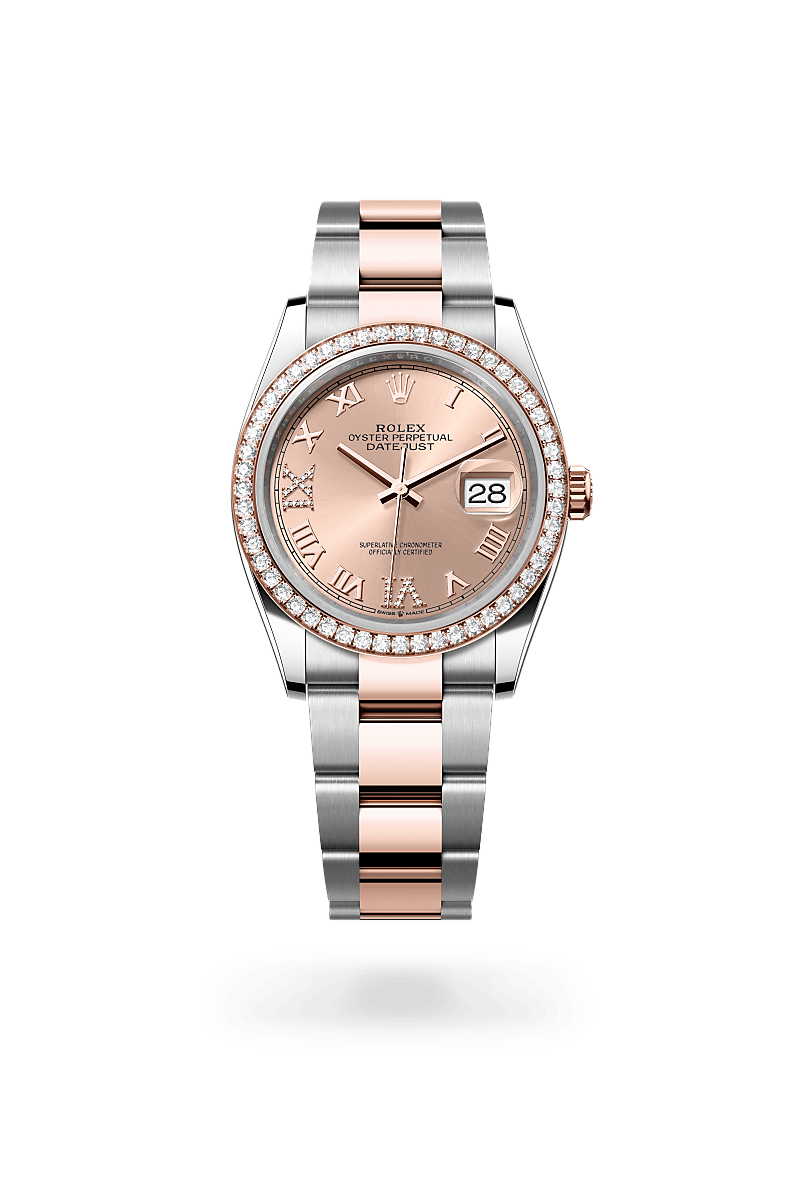 rolex Datejust in Everose Rolesor - combination of Oystersteel and Everose gold,  - Lenox Jewelers