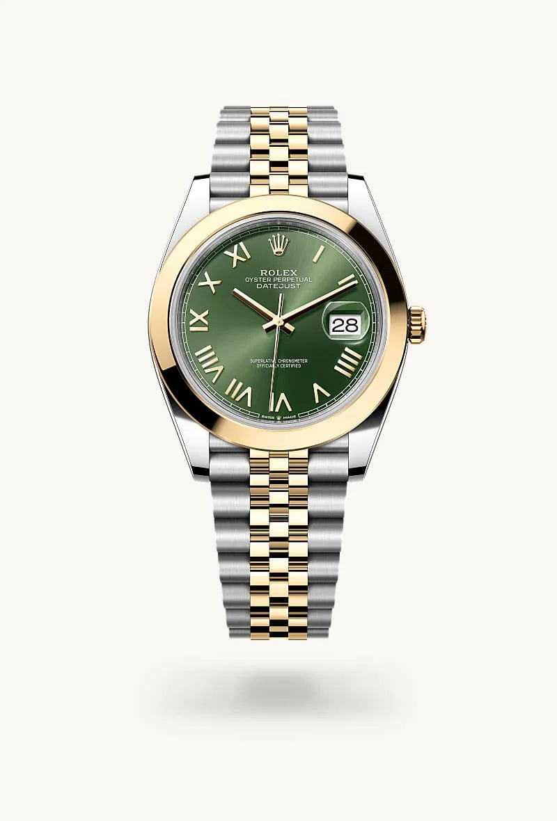 Rolex Datejust in Yellow Rolesor - combination of Oystersteel and yellow gold, M126303-0024 - Lenox Jewelers