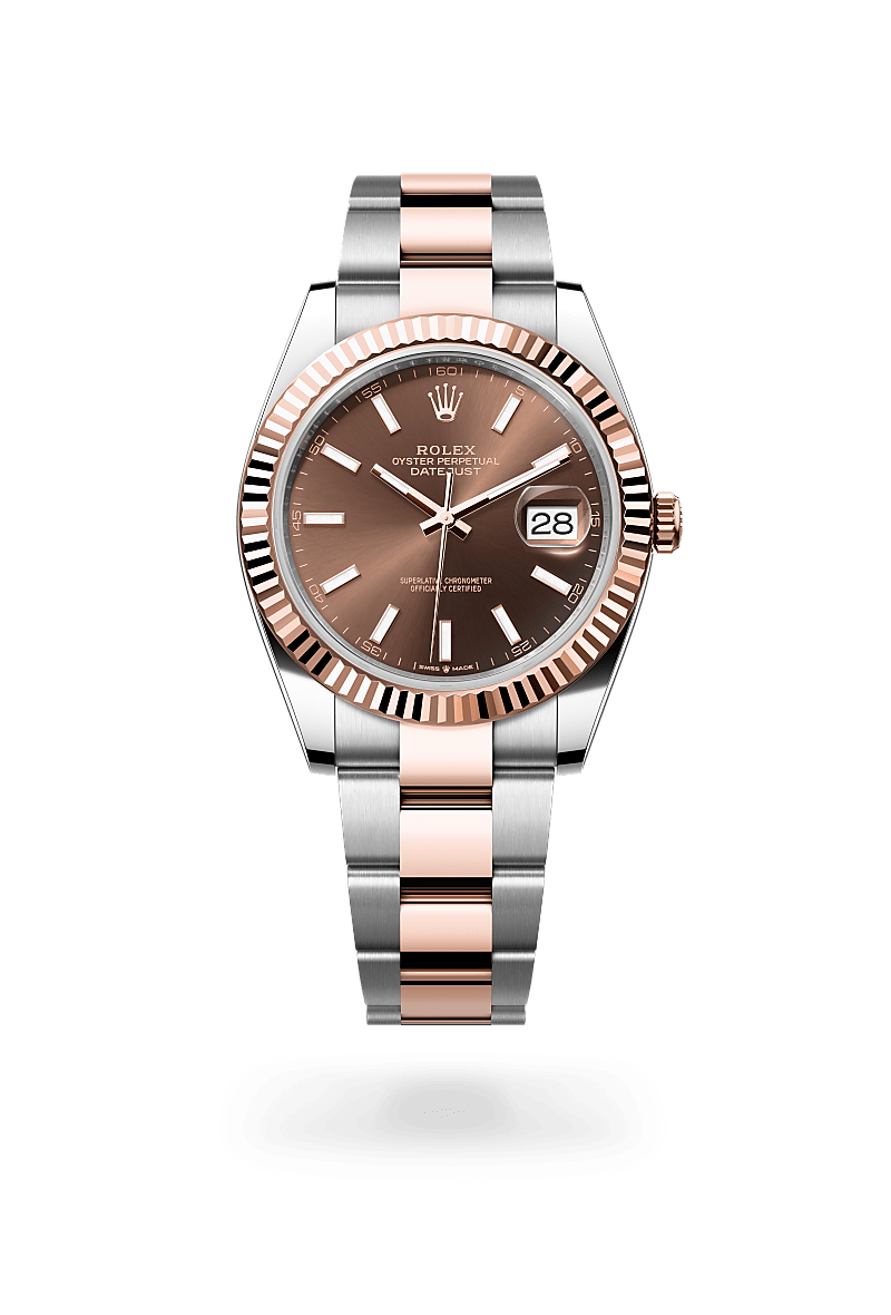 rolex Datejust in Everose Rolesor - combination of Oystersteel and Everose gold,  - Lenox Jewelers