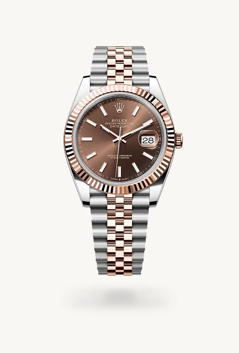 Rolex Datejust in Everose Rolesor - combination of Oystersteel and Everose gold, M126331-0002 - Lenox Jewelers