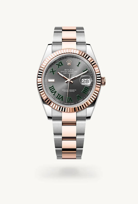 rolex Datejust in Everose Rolesor - combination of Oystersteel and Everose gold, M126331-0015 - Lenox Jewelers