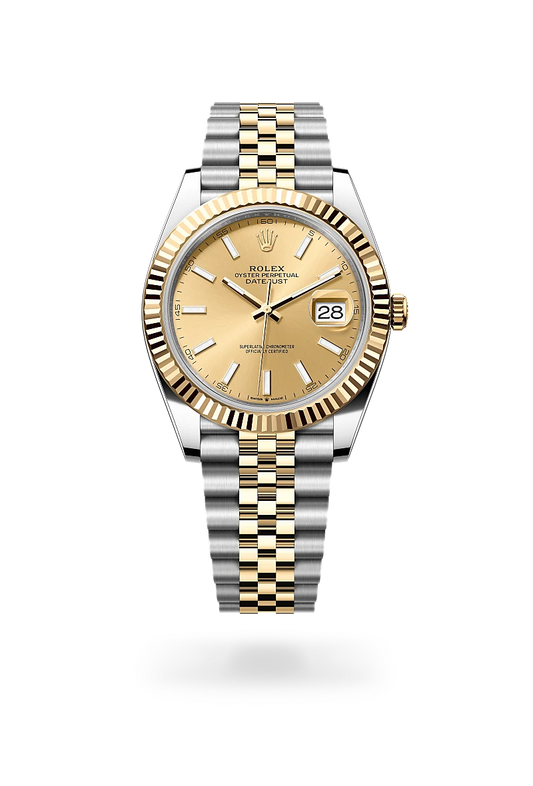 rolex Datejust in Yellow Rolesor - combination of Oystersteel and yellow gold, M126333-0010 - Lenox Jewelers