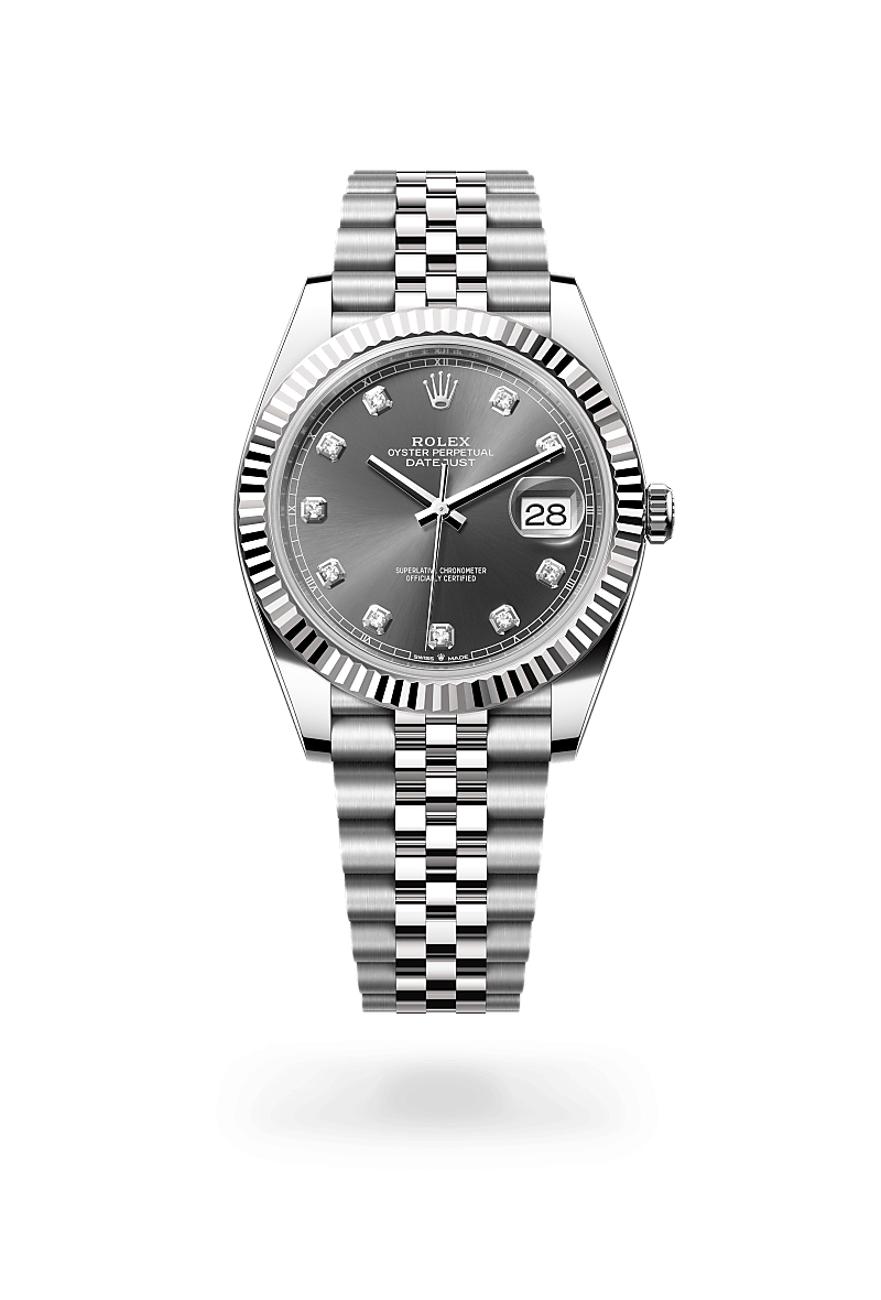 rolex Datejust in White Rolesor - combination of Oystersteel and white gold,  - Lenox Jewelers