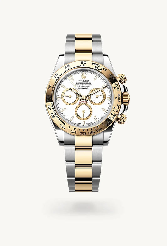 rolex Cosmograph Daytona in Yellow Rolesor - combination of Oystersteel and yellow gold, M126503-0001 - Lenox Jewelers