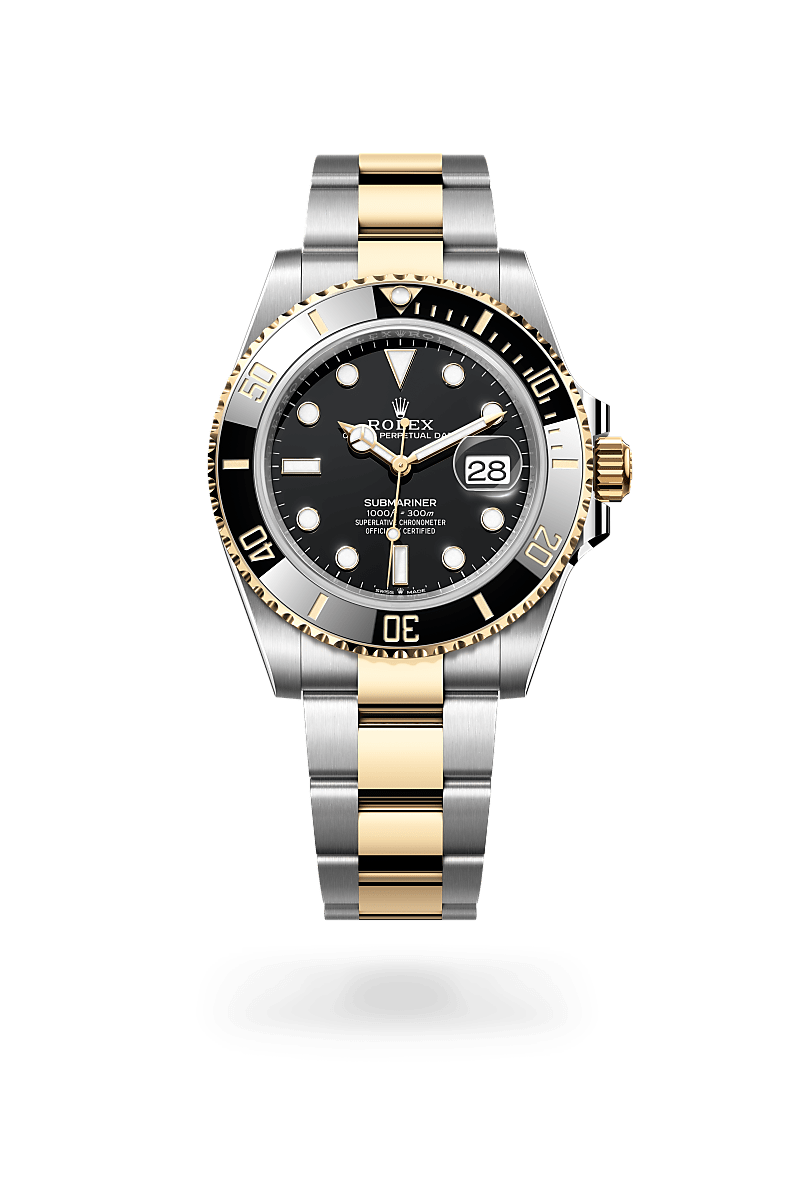 rolex Submariner in Yellow Rolesor - combination of Oystersteel and yellow gold,  - Lenox Jewelers