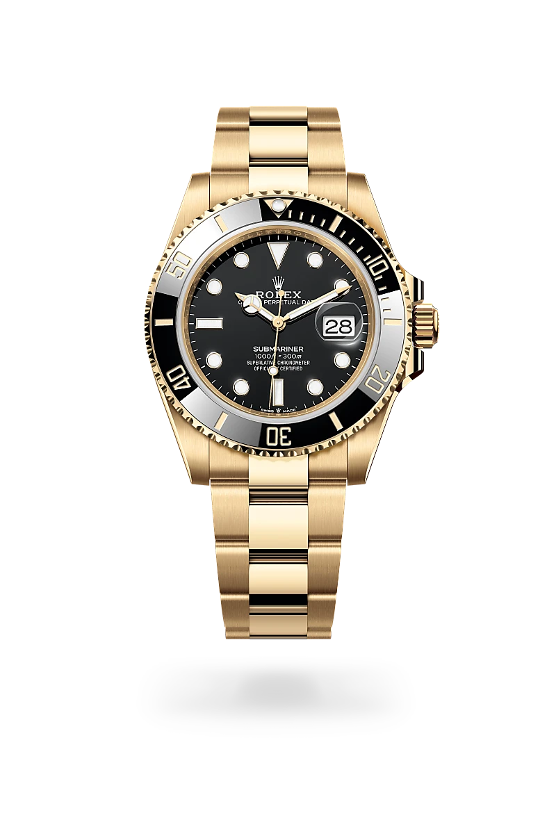 Rolex Submariner in 18 kt yellow gold, M126618LN-0002 - Lenox Jewelers
