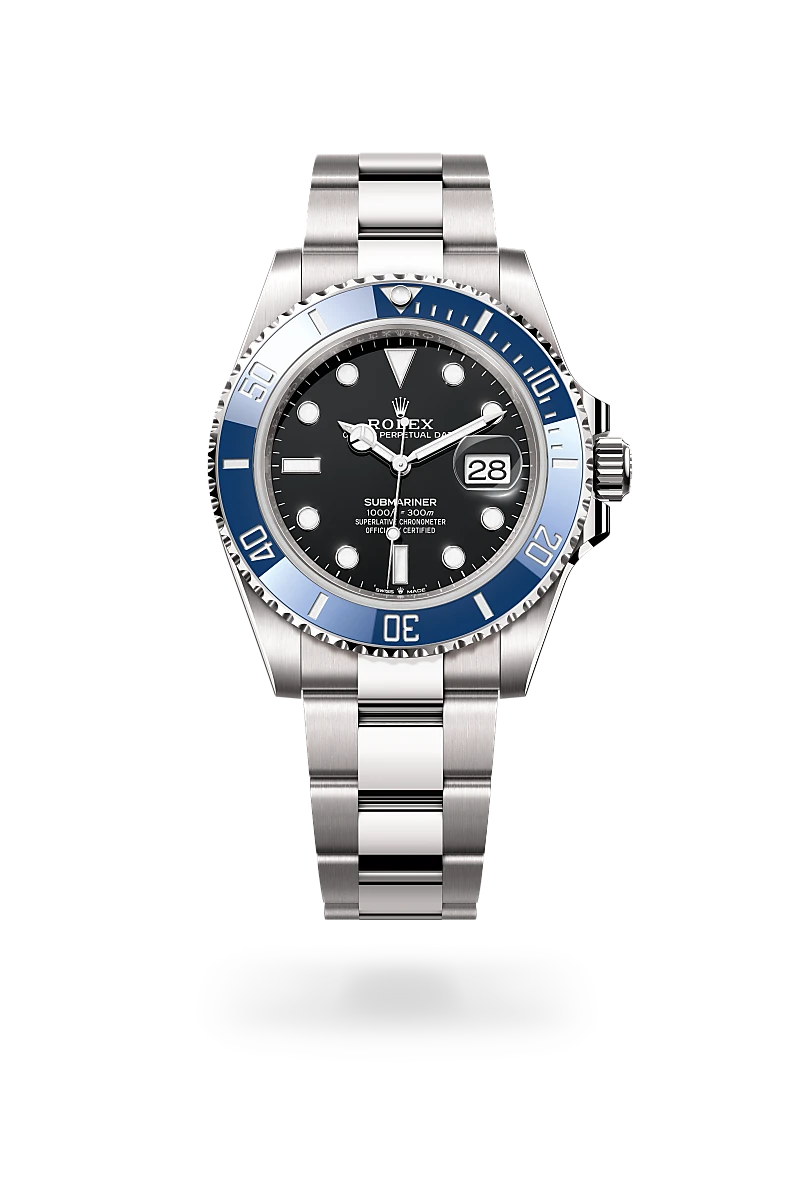 Rolex Submariner in 18 kt white gold, M126619LB-0003 - Lenox Jewelers