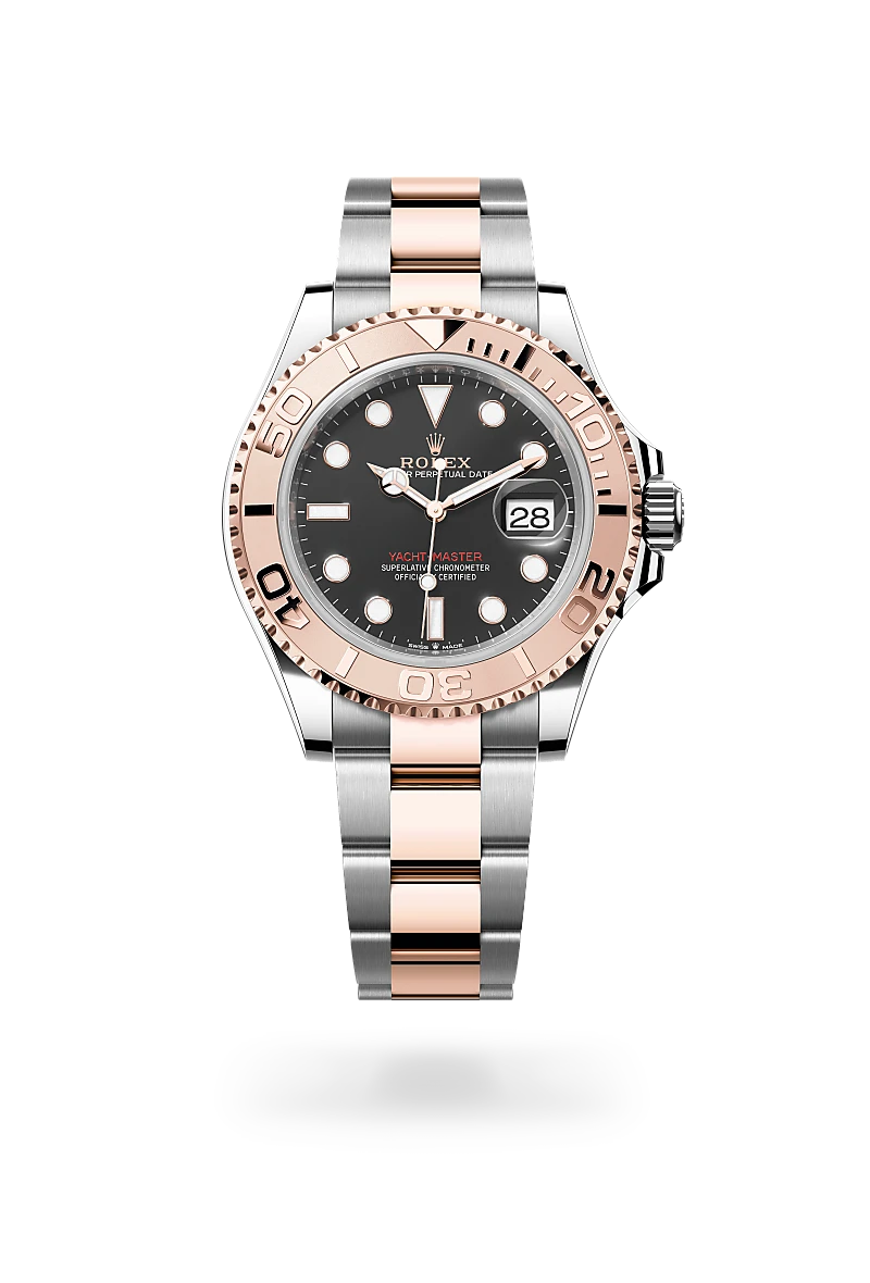 Rolex Yacht-Master in Everose Rolesor - combination of Oystersteel and Everose gold, M126621-0002 - Lenox Jewelers