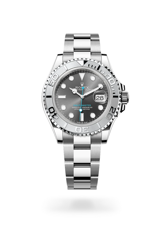 rolex Yacht-Master in Rolesium - combination of Oystersteel and platinum, M126622-0001 - Lenox Jewelers
