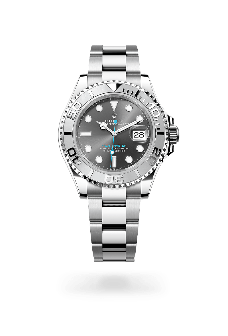 rolex Yacht-Master in Rolesium - combination of Oystersteel and platinum,  - Lenox Jewelers