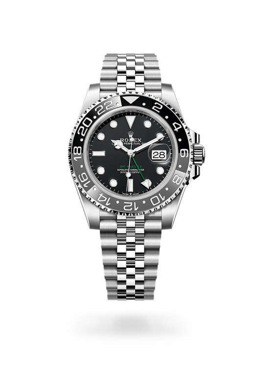 rolex GMT-Master II in Oystersteel, M126710GRNR-0003 - Lenox Jewelers