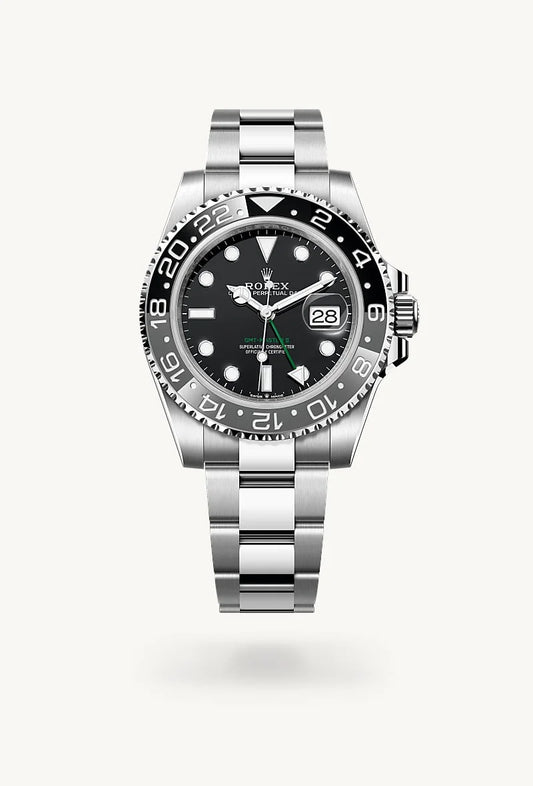 rolex GMT-Master II in Oystersteel, M126710GRNR-0004 - Lenox Jewelers