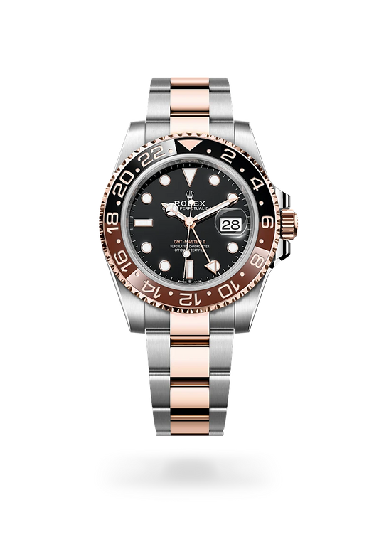 rolex GMT-Master II in Everose Rolesor - combination of Oystersteel and Everose gold, M126711CHNR-0002 - Lenox Jewelers