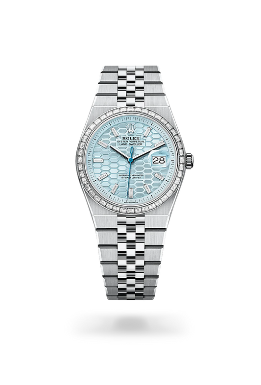 rolex Land-Dweller in Platinum, M127286TBR-0001 - Lenox Jewelers