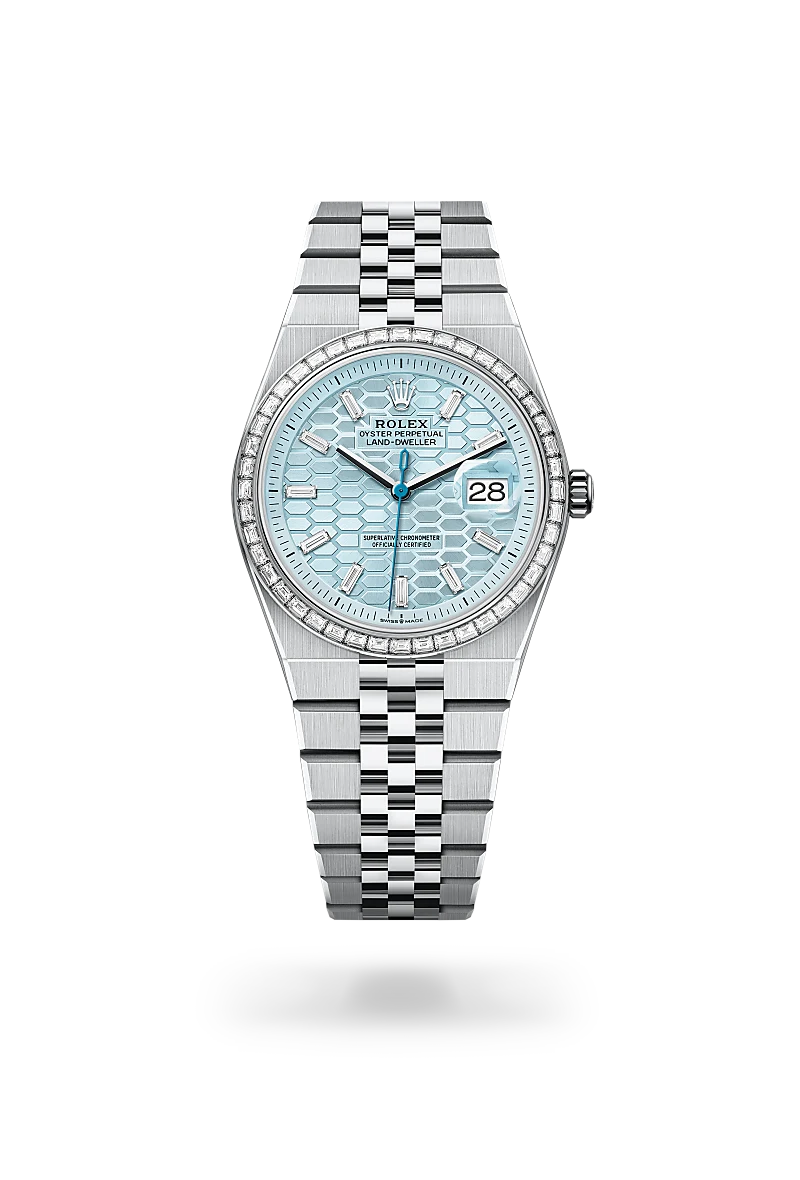 Rolex Land-Dweller in Platinum, M127286TBR-0001 - Lenox Jewelers