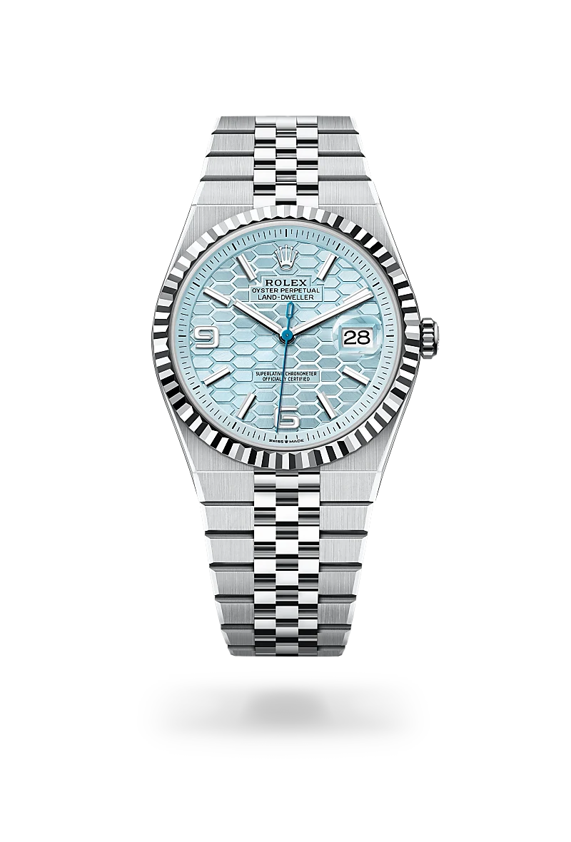 Rolex Land-Dweller in Platinum, M127336-0001 - Lenox Jewelers
