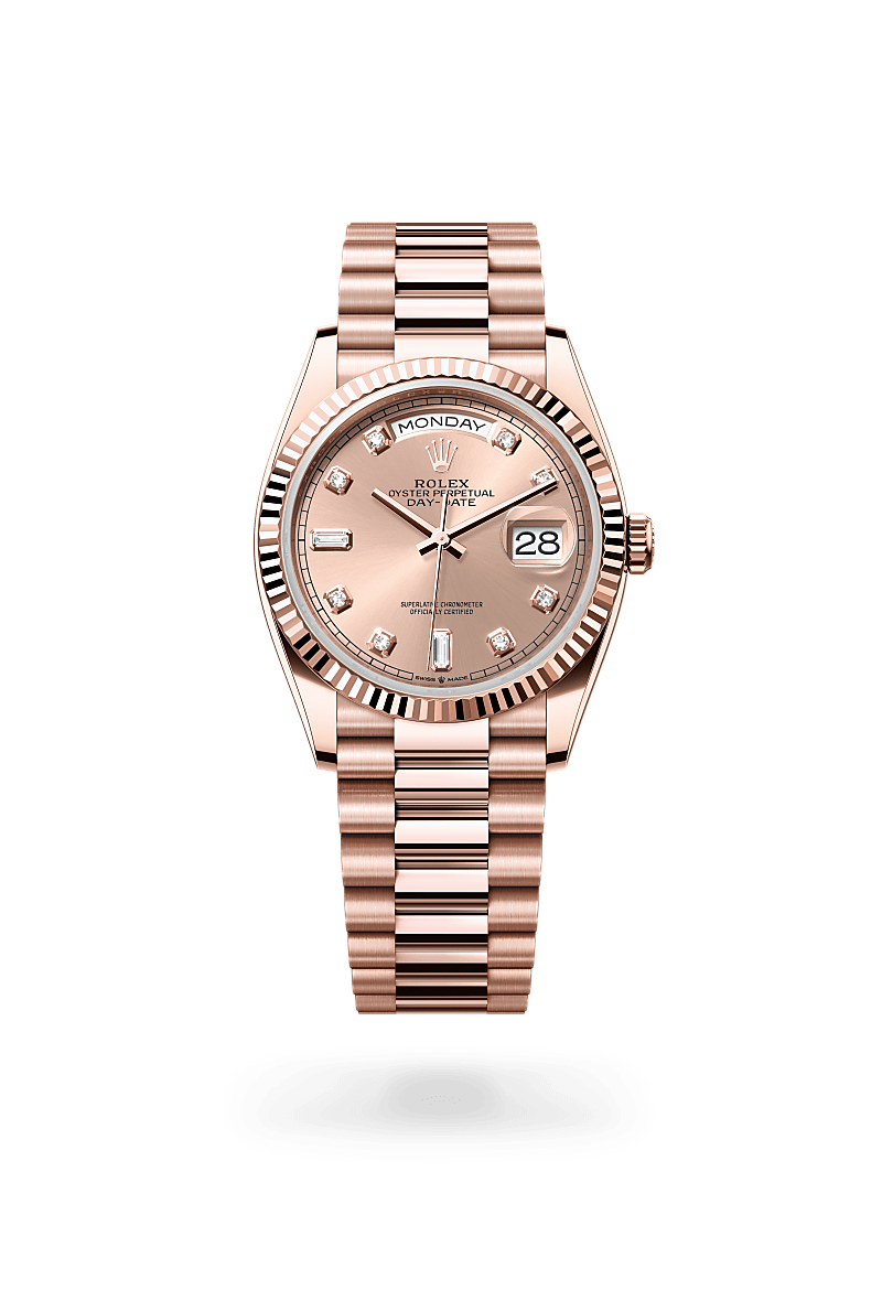 rolex Day-Date in 18 kt Everose gold,  - Lenox Jewelers